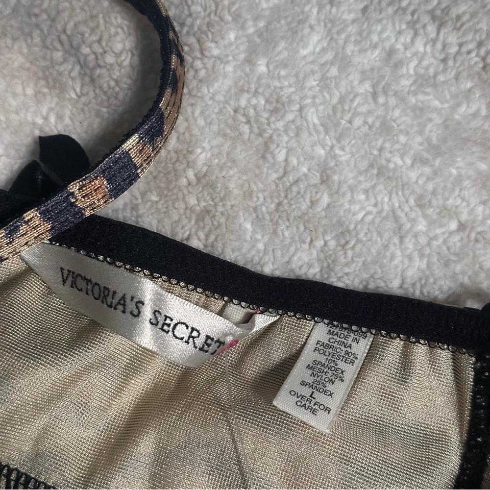 1998 Victoria’s Secret Satin and Mesh Corset Cami Tank Top - Picture 5 of 5